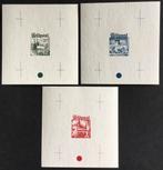 DENEMARKEN.FELTPOST. 3 Proefdrukken., Ophalen of Verzenden, Overige landen, Postfris