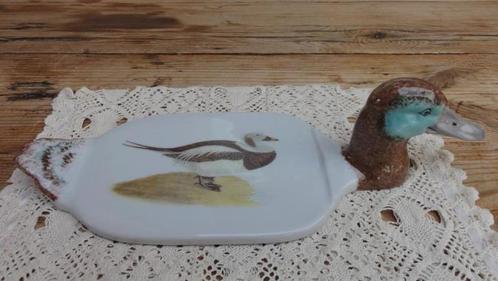 Frans porseleinen eenden schaaltje, foie gras/ pate etc....., Huis en Inrichting, Keuken | Servies, Zo goed als nieuw, Overige typen