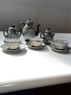 oud JAPANS satsuma handbeschilderd porselein theeservies, Enlèvement ou Envoi