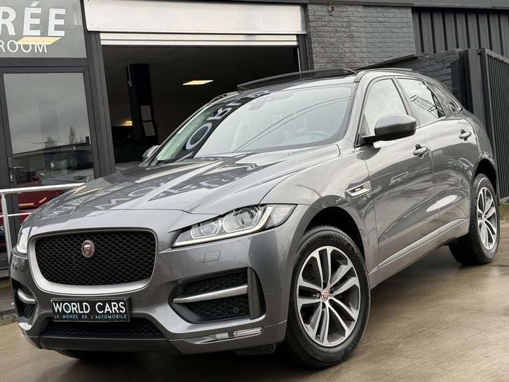 Jaguar F-Pace 2.0 D AWD R-Sport TOIT PANO COCKPIT LINE ASS., Auto's, Jaguar, Bedrijf, Te koop, F-Pace, 4x4, ABS, Achteruitrijcamera