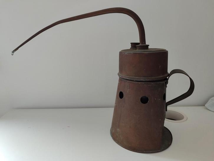 alcool évaporant carafe distillation cuivre antique, Antiquités & Art, Antiquités | Email, Enlèvement ou Envoi