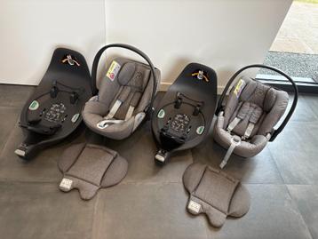 Cybex Cloud Z i-Size + Base Z – Soho Grey – 2 sets beschikba, Autres marques, Comme neuf, Enlèvement, Isofix