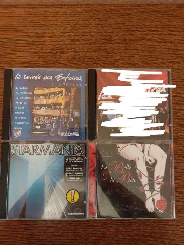 4 CD Les Enfoirés - comédies musicales, Cd's en Dvd's, Cd's | Schlagers, Zo goed als nieuw, Ophalen of Verzenden