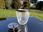 Mooie vintage ijsemmer van gebarsten glas, Ophalen of Verzenden