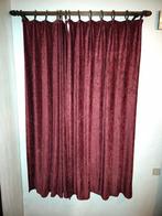 Bordeaux verduisterende gordijnen, Huis en Inrichting, Ophalen, Gebruikt, Rood