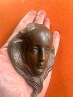 Art nouveau origineel ornament vrouwen hoofd, Ophalen of Verzenden