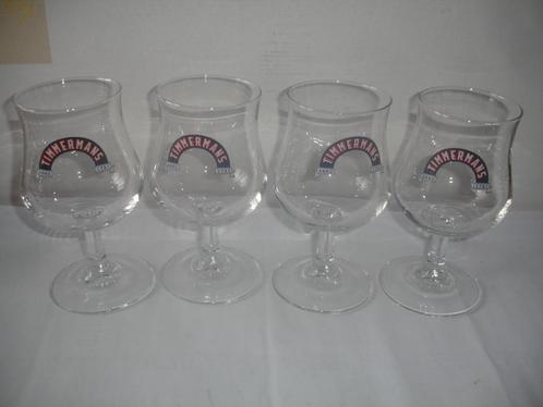 Bierglas Timmermans op voet, brij. Timmermans, Verzamelen, Biermerken, Zo goed als nieuw, Glas of Glazen, Overige merken, Ophalen of Verzenden