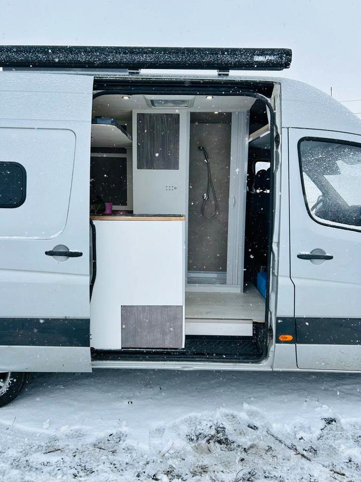 Fourgon aménagé sprinter, Caravanes & Camping, Camping-cars, Particulier, Mercedes, Électrique, Douche, Enlèvement