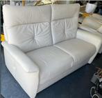 Salon cuir : 2 pl. + 1 pl. + 1 pl. relax électrique, 75 à 100 cm, Quatre personnes ou plus, Comme neuf, Enlèvement