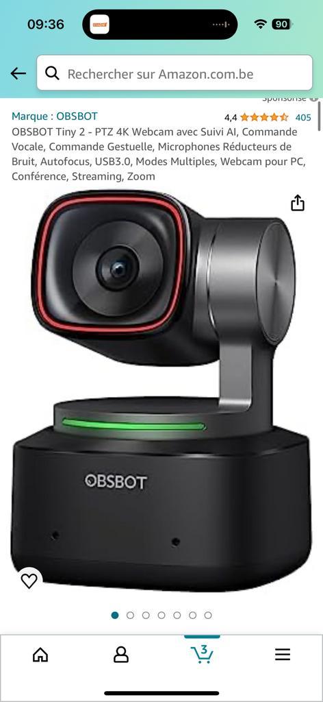 Obsbot 4K, Informatique & Logiciels, Webcams, Neuf