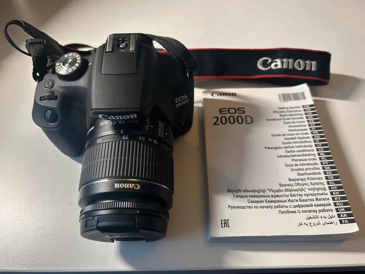 Canon EOS 2000D 18-55mm 70-300mm Tas, Audio, Tv en Foto, Fotocamera's Digitaal, Spiegelreflex, Canon, Ophalen