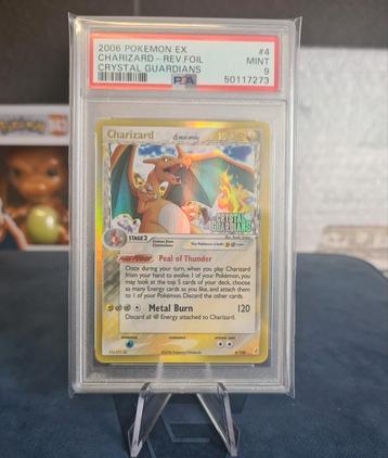 Crystal Guardians Charizard, Stamped! psa9