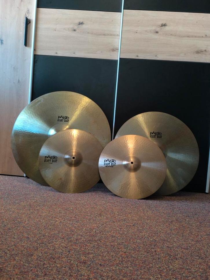 Paiste Giant Beat Set, Muziek en Instrumenten, Drumstellen en Slagwerk, Gebruikt, Overige merken, Ophalen