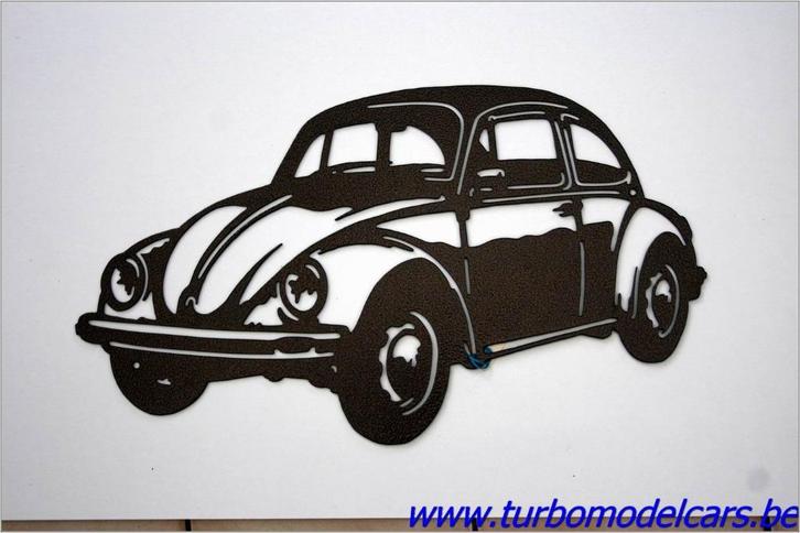 Deco Vw kever aluminium, Antiek en Kunst, Curiosa en Brocante, Ophalen of Verzenden