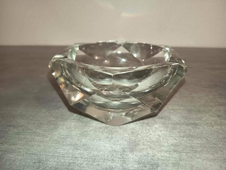 Cendrier vide poche val st Lambert en cristal, Antiek en Kunst, Antiek | Glaswerk en Kristal, Ophalen
