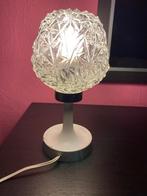 Vintage tafellamp glas, Huis en Inrichting, Glas, Ophalen