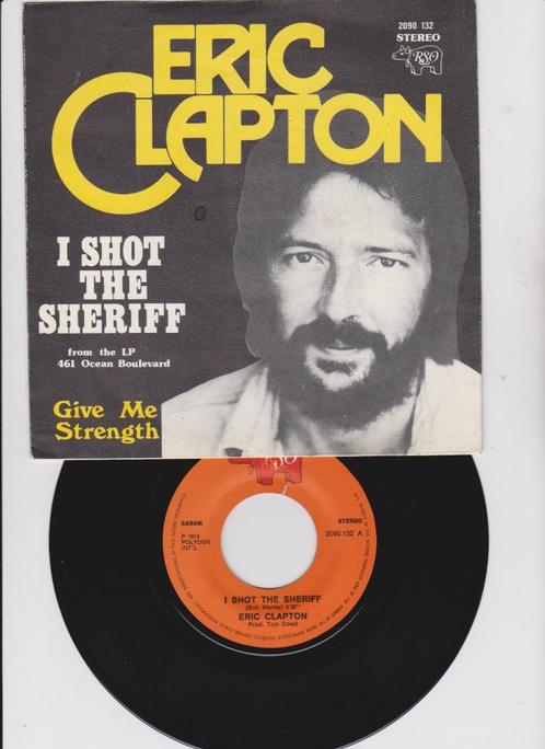 Eric Clapton – I Shot The Sheriff  1974, Cd's en Dvd's, Vinyl Singles, Gebruikt, Single, Pop, 7 inch, Ophalen of Verzenden