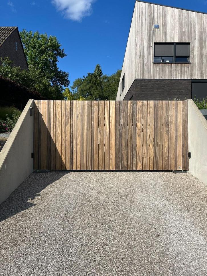 hardhouten poort, Tuin en Terras, Tuinpoorten, Nieuw, Draaipoort, Hout, Ophalen of Verzenden