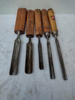 Ciseaux à bois anciens, gouges, Enlèvement ou Envoi