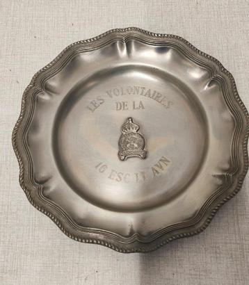 Assiette 16 escadrille Lt Avn belge, Enlèvement ou Envoi, Armée de terre, Objet d'art