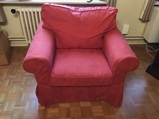 Zetel Bordeaux 1 persoon, Huis en Inrichting, Zetels | Zetels, Gebruikt, Rechte bank, Eenpersoons, Minder dan 150 cm, Minder dan 75 cm