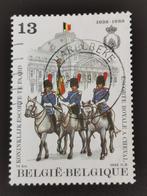 Belgie 1988 - Koninklijke Escorte te paard, Ophalen of Verzenden, Gestempeld, Koninklijk huis