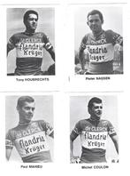 4 x WIELRENNERS  -  VARIA / DIVERS  -  FLANDRIA / KRÜGER, Verzenden, Nieuw, 1940 tot 1960, Prent