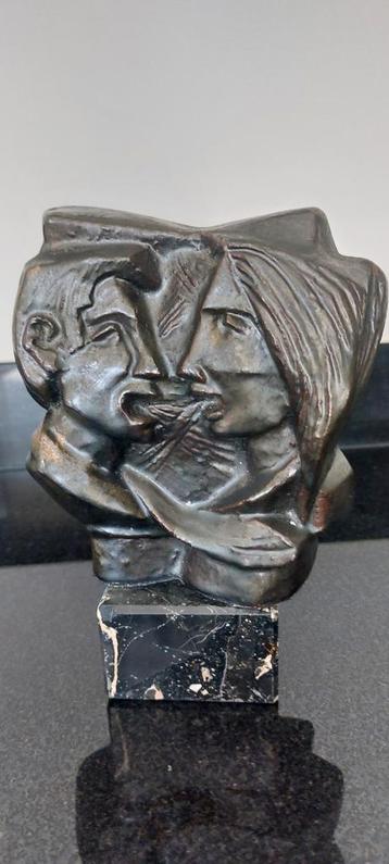 Statue sculptée unique de Paul Vermeire 1928-1974, Enlèvement ou Envoi