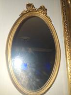 Antieke spiegel , lijst met strik ,   40c25cm, Antiek en Kunst, Ophalen of Verzenden