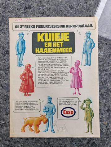 Kuifje - reclame poppetjes Esso (1973)