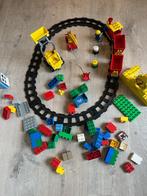 Duplo trein retro met partij blokken, Duplo, Gebruikt, Ophalen of Verzenden, Losse stenen