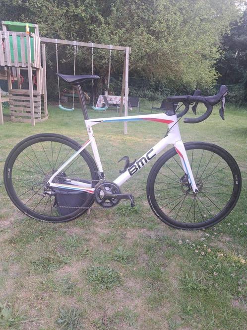 Racefiets BMC Roadmachine Wit, Fietsen en Brommers, Fietsen | Heren | Sportfietsen en Toerfietsen, Gebruikt, Overige merken, Meer dan 20 versnellingen