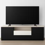 Zwart-wit tv-meubel, Ophalen of Verzenden, Gebruikt, Overige houtsoorten, Contemporain