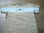beige met witte t-shirt MEXX maat 98 - 104, Enfants & Bébés, Vêtements enfant | Taille 98, Garçon, Enlèvement ou Envoi, Chemise ou À manches longues