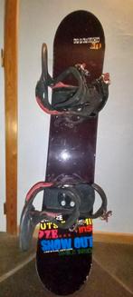 Snowboard 130, Sport en Fitness, Snowboarden, Gebruikt, Bindingen