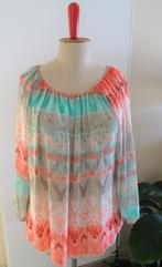 Blouse zomerblouse E7 Paris. One Size, voor 42/44/46, Kleding | Dames, Blouses en Tunieken, Overige kleuren, Maat 46/48 (XL) of groter
