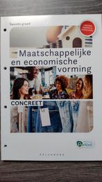 Maatschappelijke & economische vorming concreet tweede graad, Boeken, Ophalen of Verzenden, Zo goed als nieuw