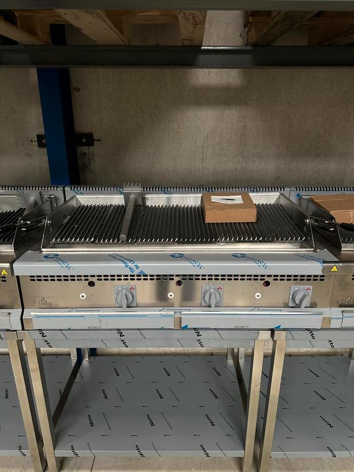 Horeca Gas Lavasteengrill 120, 80, 60, 40 Atalay, Tuin en Terras, Gasbarbecues, Nieuw, Ophalen of Verzenden