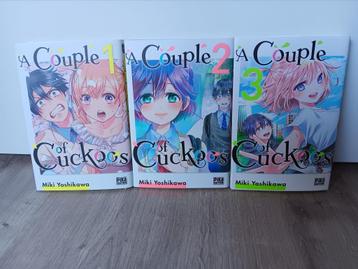 Lot de 3 Mangas " A couple of cuckoos " tome 1 , 2 et 3 beschikbaar voor biedingen