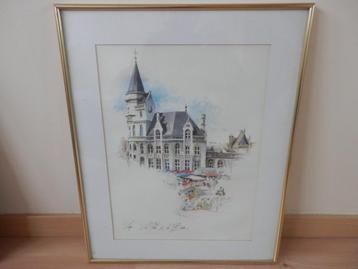 Framed print, Liege, 51 x 41cm beschikbaar voor biedingen