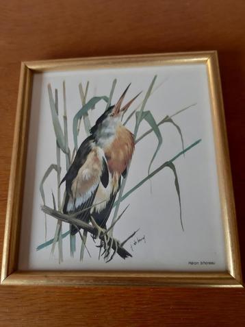 kadertje met vogeltjes beschikbaar voor biedingen