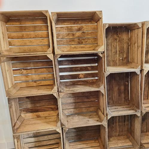 Mooie Fruitkisten 21 stuks - 159€ en levering gratis!, Huis en Inrichting, Woonaccessoires | Kisten, Zo goed als nieuw, Minder dan 50 cm