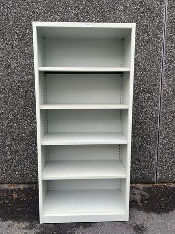 Classeur ouvert 195x92x46cm avec 4 étagères blanches, Enlèvement, Utilisé, Métal