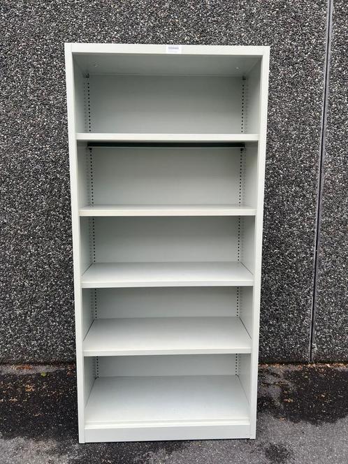 Open archiefkast 195x92x46cm incl. 4 legborden wit, Huis en Inrichting, Kasten | Roldeurkasten en Archiefkasten, Gebruikt, Metaal