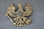 Plaque casque à pointe prusse WW1 14-18, Ophalen of Verzenden, Landmacht, Helm of Baret