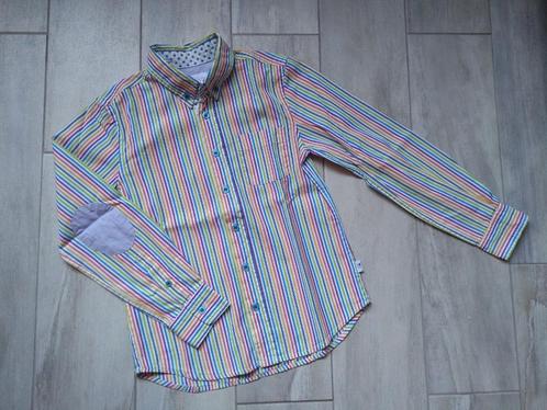 ★ M128 - Hemd bleu bay colors, Kinderen en Baby's, Kinderkleding | Maat 128, Zo goed als nieuw, Jongen, Overhemd of Blouse, Ophalen of Verzenden