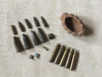 wo1 relics - Franse F1, lebel hulzen, nato hulzen - LEEG beschikbaar voor biedingen