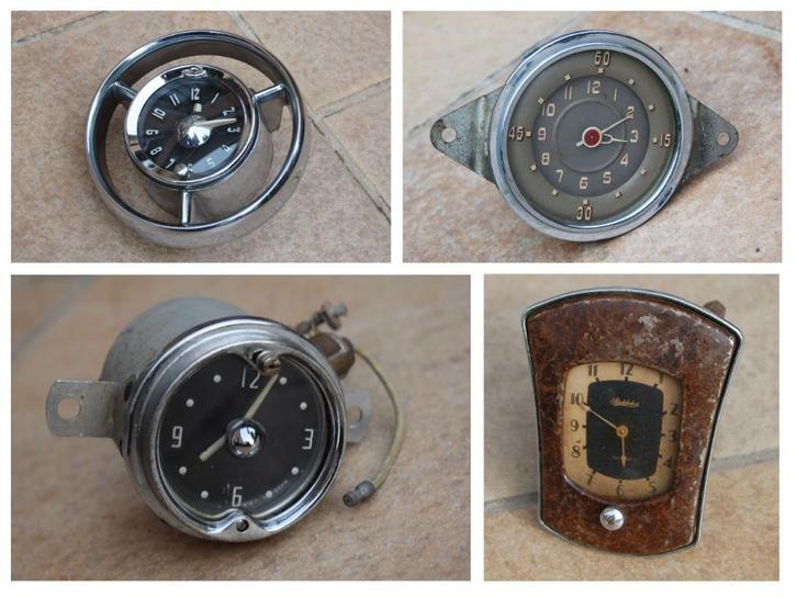 Opruiming collectie 4 Amerikaanse auto klok, Auto-onderdelen, Overige Auto-onderdelen, Amerikaanse onderdelen, Oldtimer onderdelen