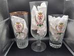 3x Roman bierglazen, Overige merken, Glas of Glazen, Ophalen of Verzenden, Zo goed als nieuw