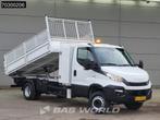 Iveco Daily 72C18 3.0L Kipper met Kist Dubbellucht 3,5t Trek, Auto's, Electronic Stability Program (ESP), Stof, Gebruikt, Euro 6